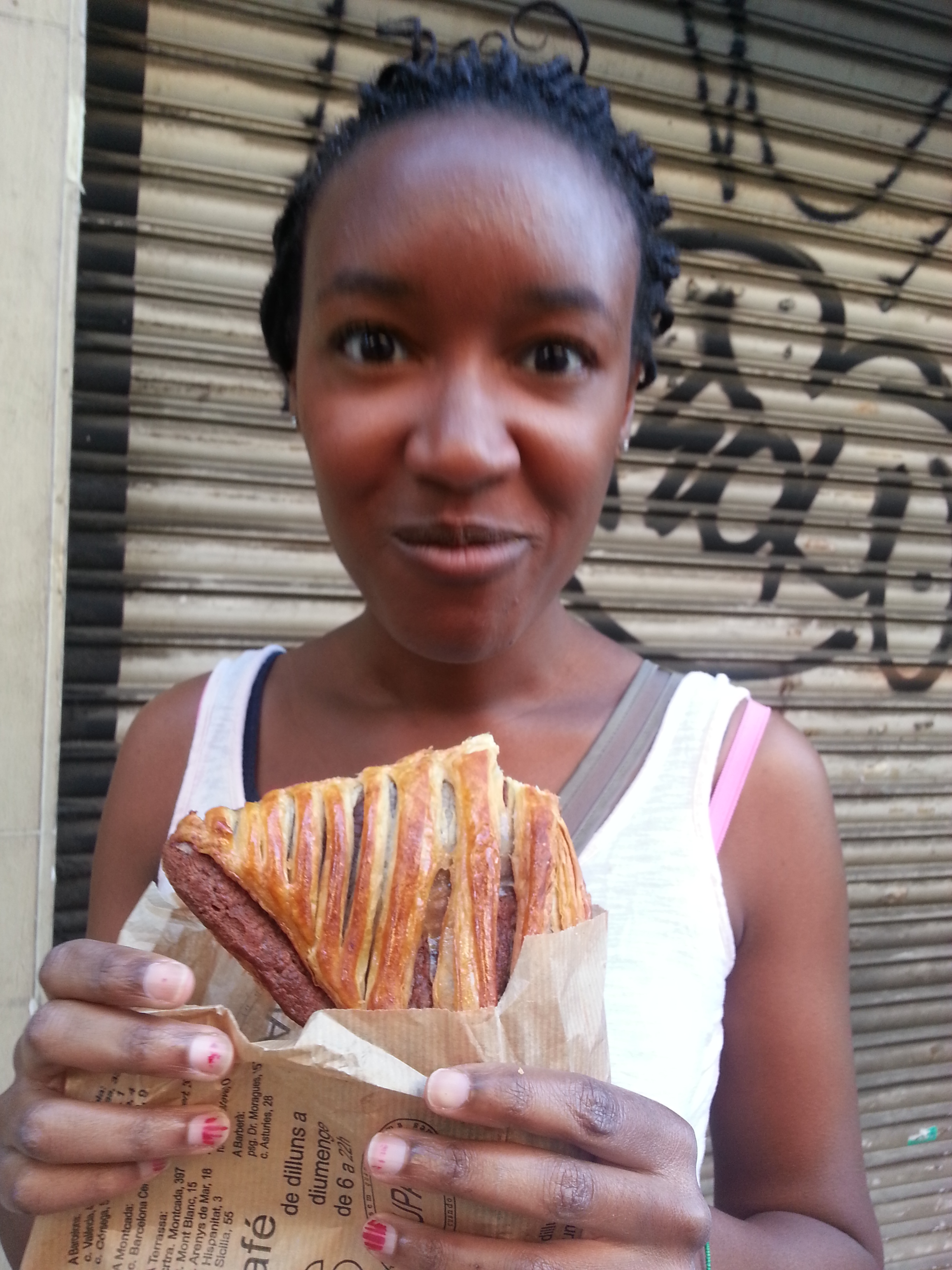  95% sure that was NOT my first chocolate triangle that day and I was still ecstatic.